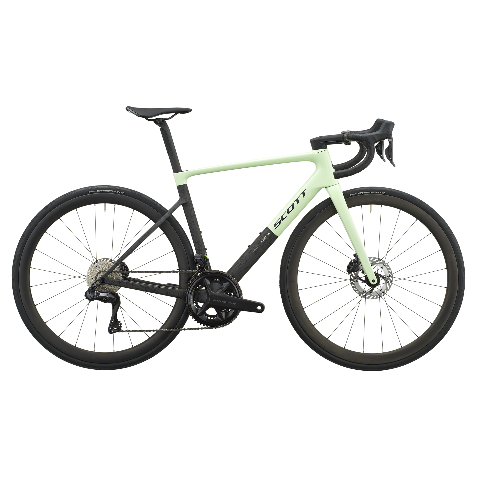 2288145 SCOTT Addict RC 20 2027 cream green/carbon black - slika 1