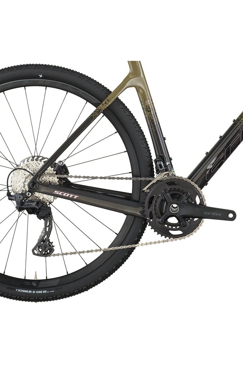 SCOTT ADDICT GRAVEL 40 2026 kaki green/carbon black - Image 3