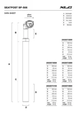 OPORA SEDEŽA VZMETENA XLC SP-S08 31.8mm 100-140kg - slika 2