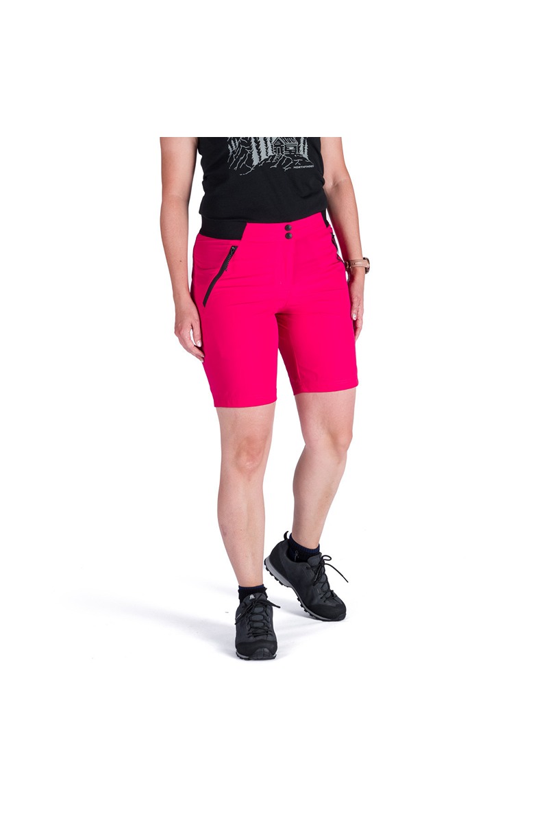 NORTHFINDER POHODNE KRATKE HLAČE MISTI BE-4509OR pink - Image 3