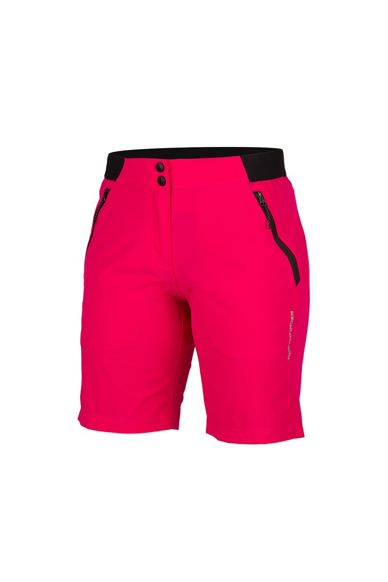 NORTHFINDER POHODNE KRATKE HLAČE MISTI BE-4509OR pink