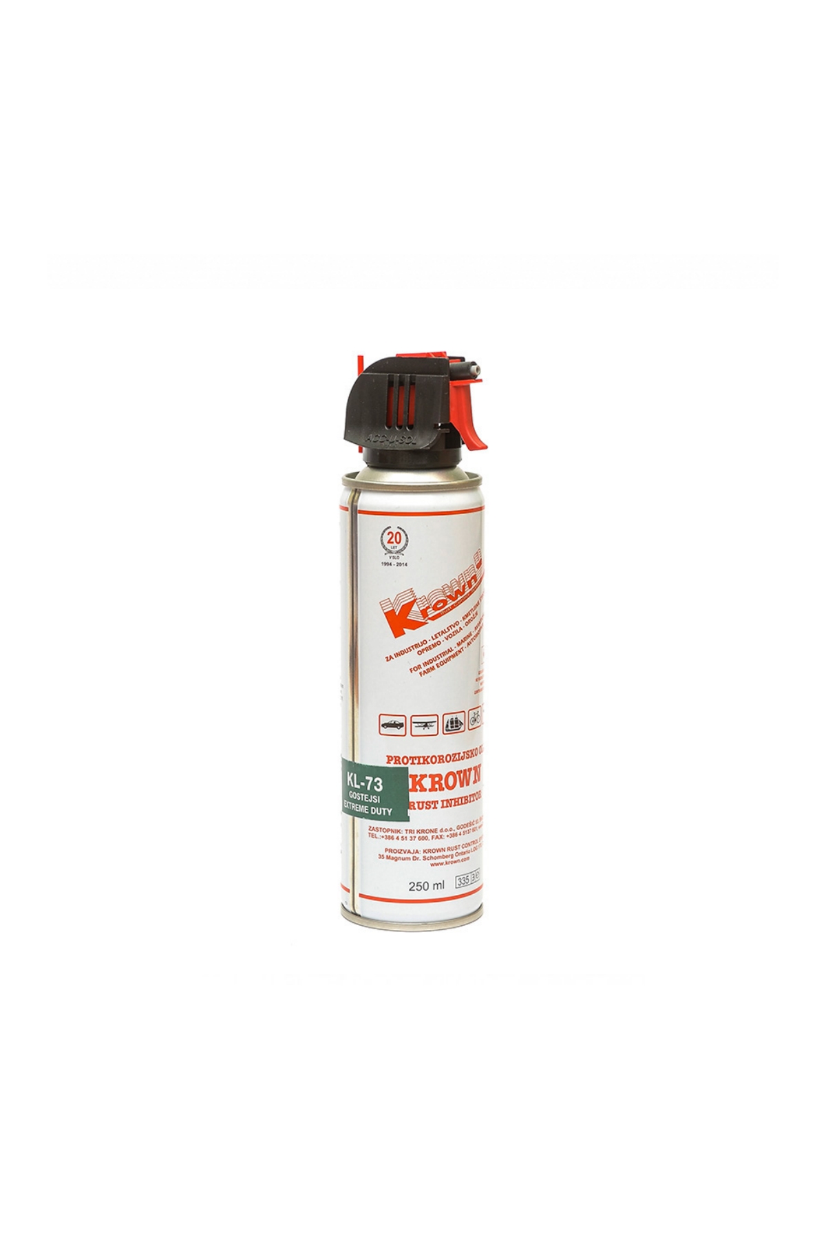 KROWN PROTIKOROZIJSKO OLJE 250ML EXTREME DUTY KROWN PROTIKOROZIJSKO OLJE KL-73 250ml - slika 1
