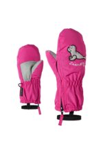 ZIENER ROKAVICE LE ZOO MINIS neon pink - slika 3