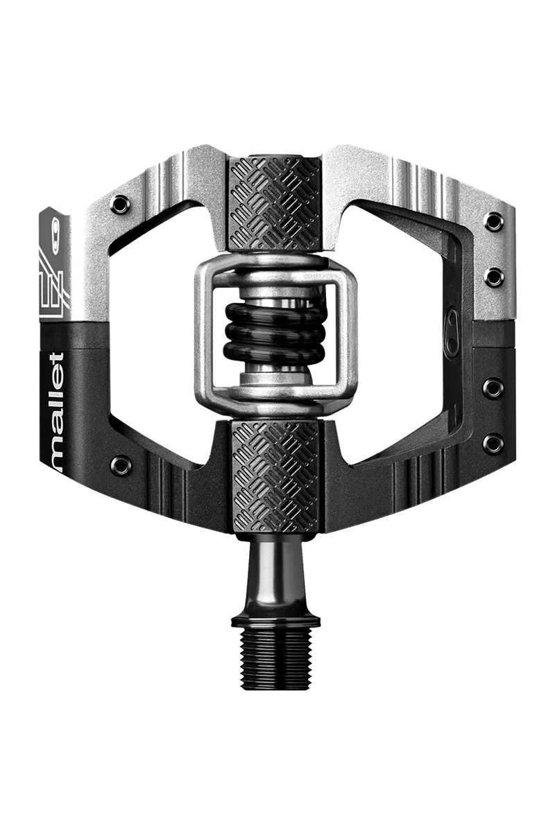 MALLET E LS BLACK SILVER PEDALA CRANK BROTHERS MALLET ENDURO LONG SPINDLE black silver - slika 1