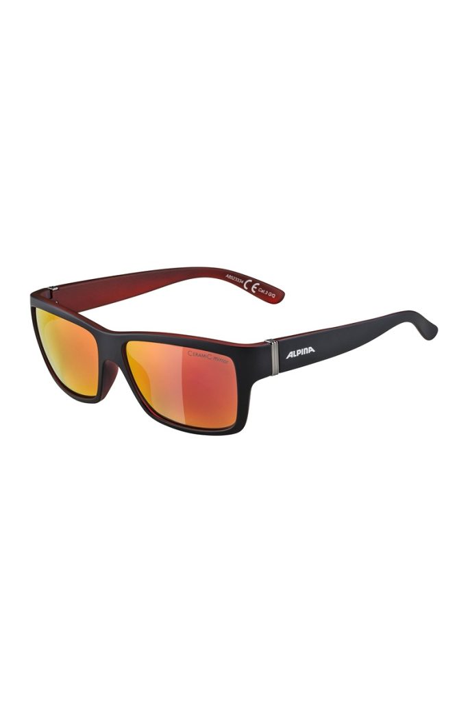 ALPINA OČALA KACEY black matt-red