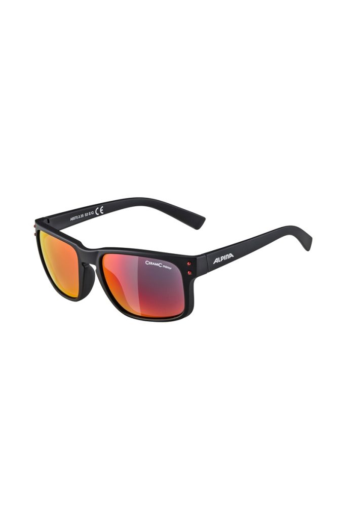 ALPINA OČALA KOSMIC black mat red mirror