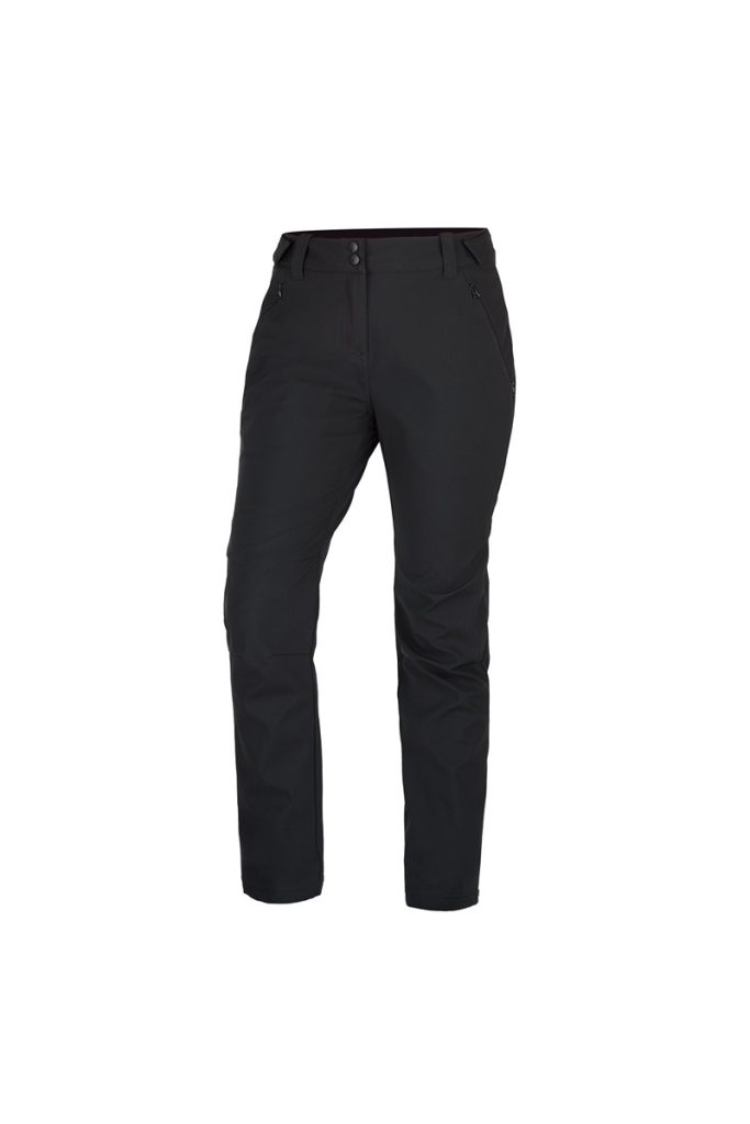 NORTHFINDER POHODNE SOFTSHELL HLAČE SUZANNE black