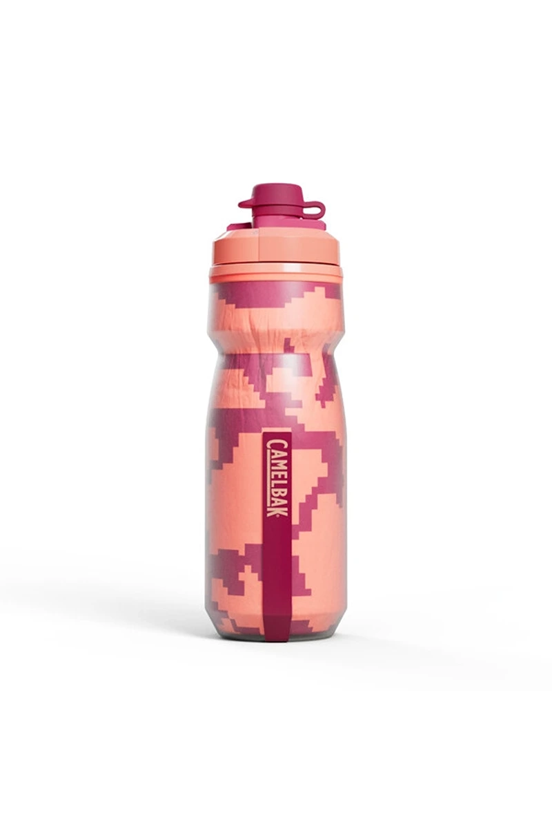 886798062976 CAMELBAK BIDON PODIUM DIRT CHILL 0.62L strawberry camo - slika 1
