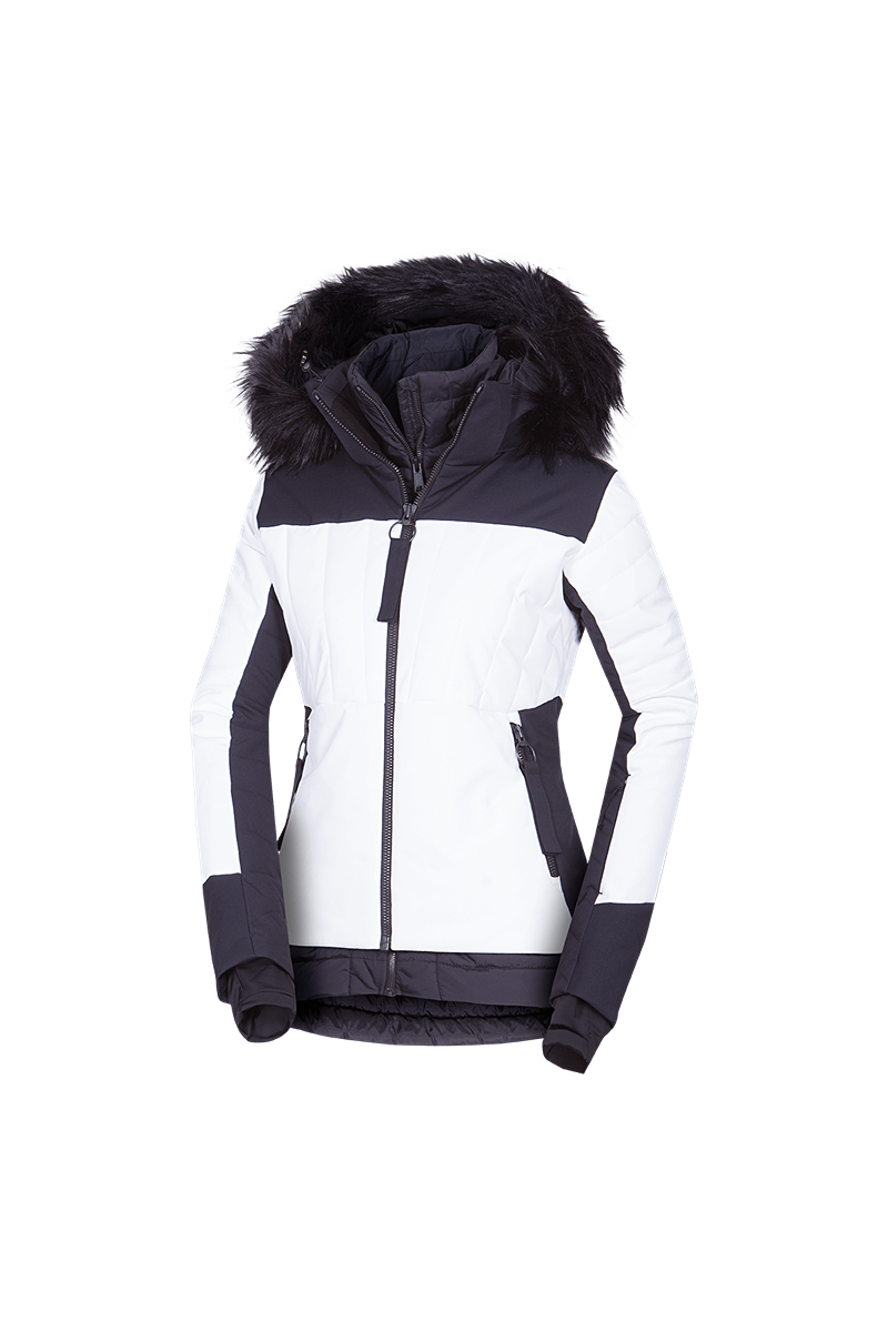 BU-6347SNW NORTHFINDER SMUČARSKA BUNDA TAYLER BU-6347SNW whiteblack - slika 1