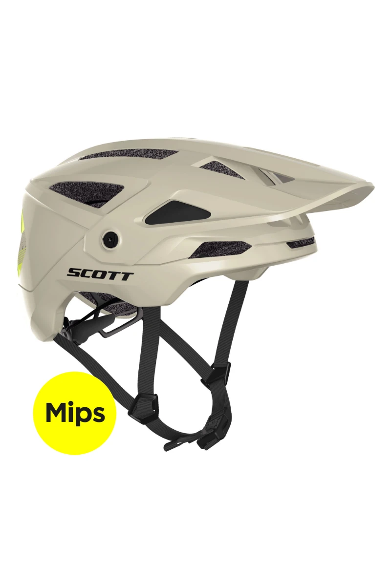stego-plus-mips radium beige SCOTT ČELADA STEGO PLUS beige/radium yellow - slika 1