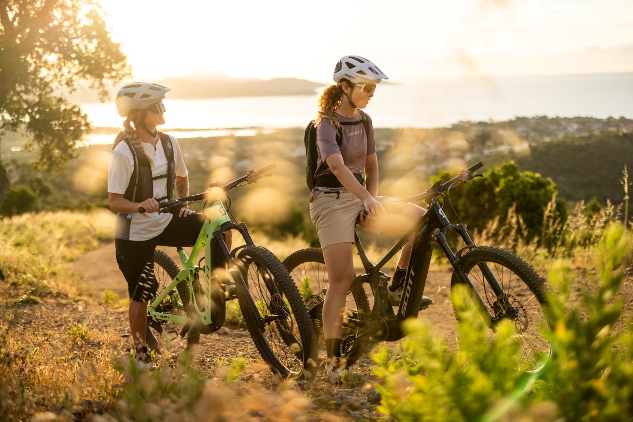 SCOTT Strike 2027 na gorskem trailu