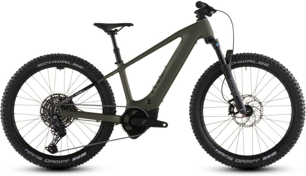 E-MTB / CUBE ACID 240 HYBRID ROOKIE SLX 400X – 24″ VELIKOST