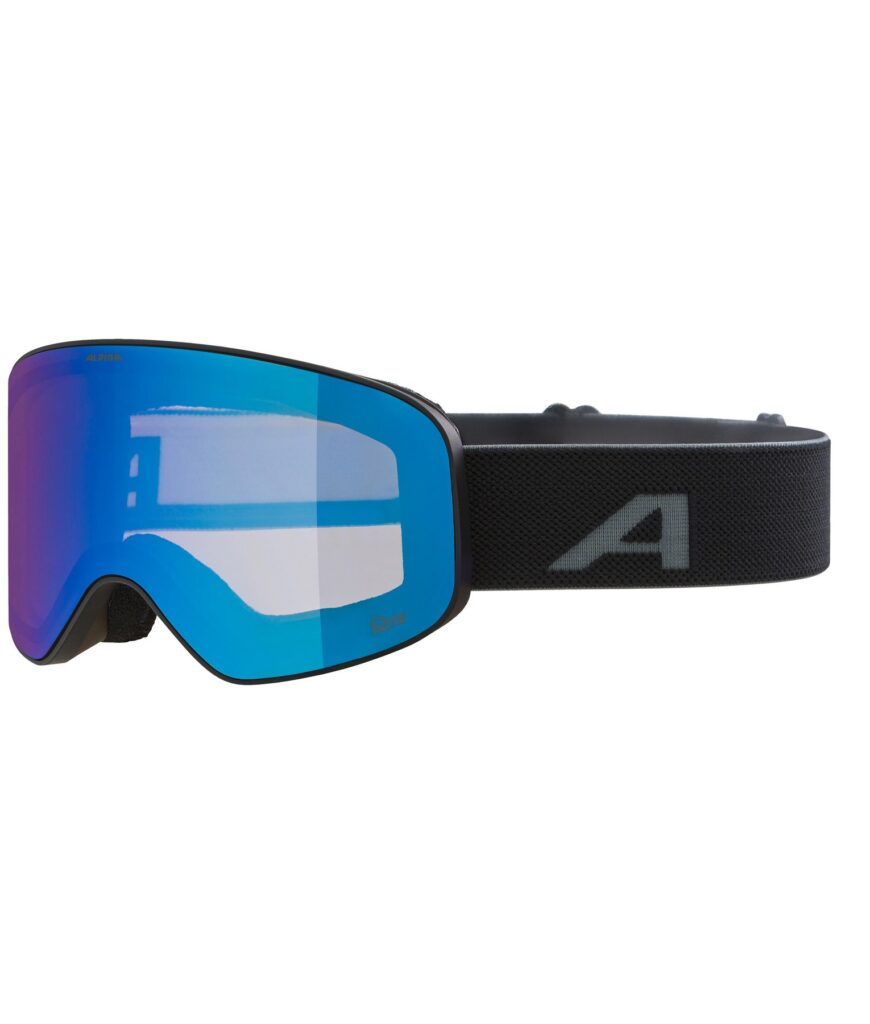 ALPINA OTROŠKA SMUČARSKA OČALA FERNIE black matt Q-LITE blue