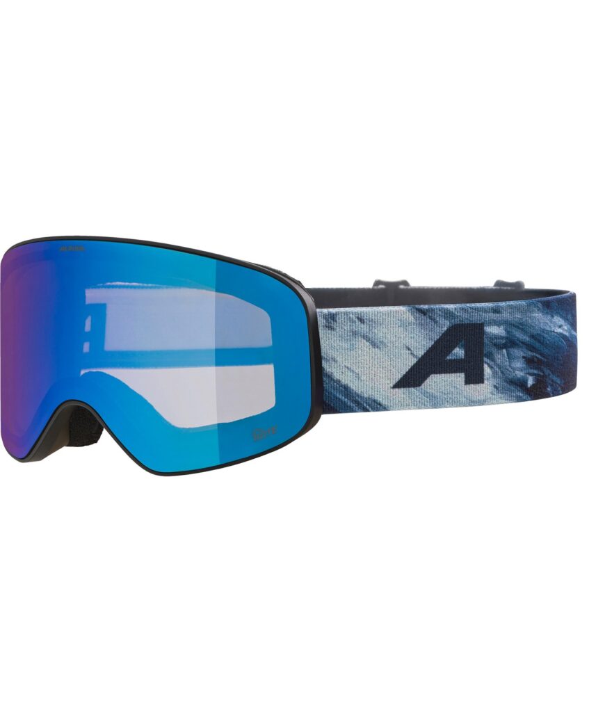 ALPINA OTROŠKA SMUČARSKA OČALA FERNIE black-blue matt Q-LITE blue