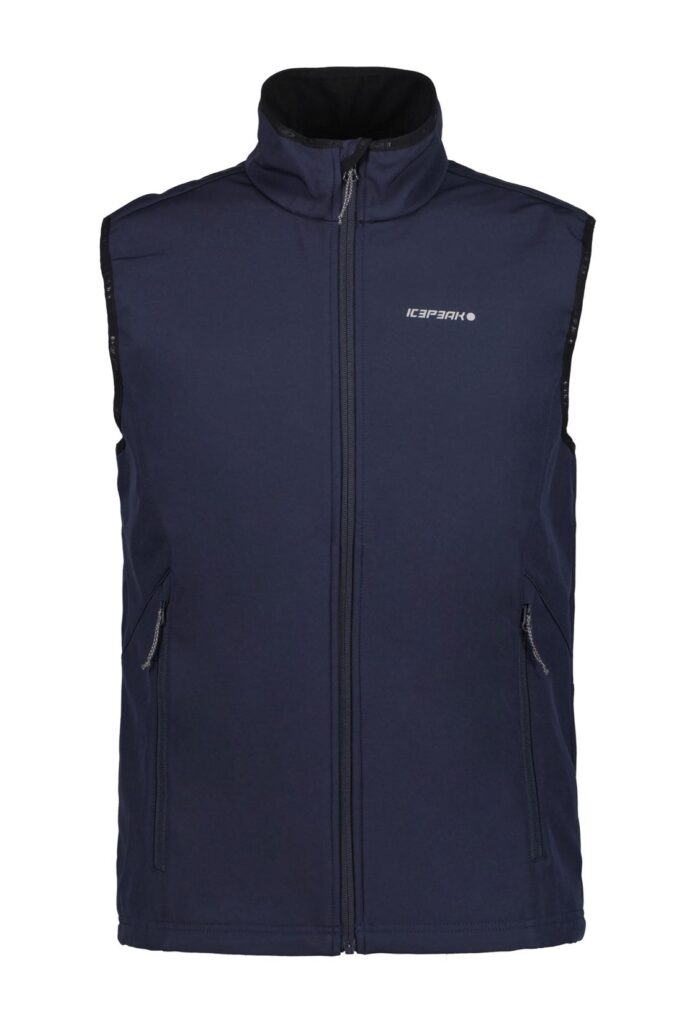 Icepeak Bombay moški softshell brezrokavnik temno moder