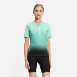 ZIENER NELENIA-Z – ženska kolesarska majica, bright turquoise black - slika 3