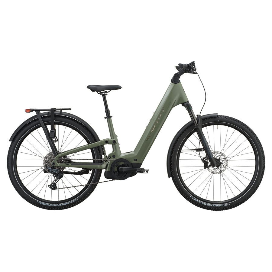 SCOTT E-Ville 10 SUV 800 Wh 2027 tawny green – pogled s strani