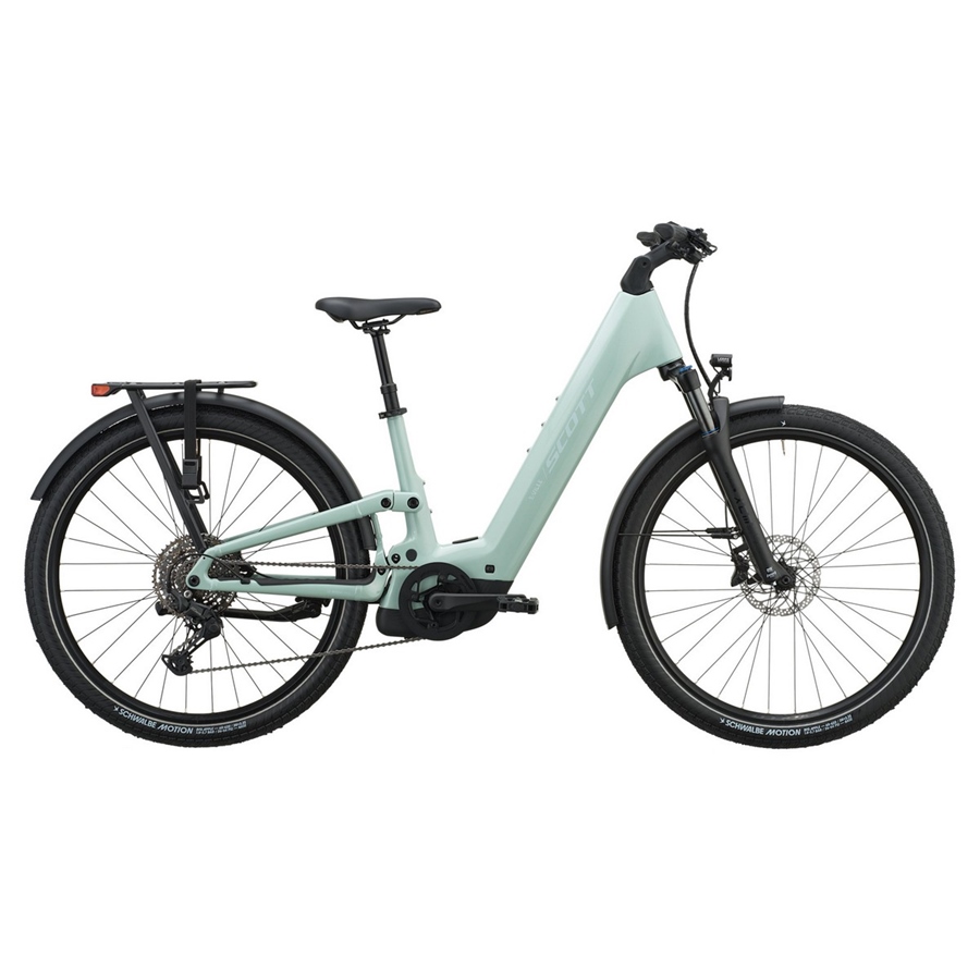 SCOTT E-Ville 20 720 Wh 2027 silt green – pogled s strani