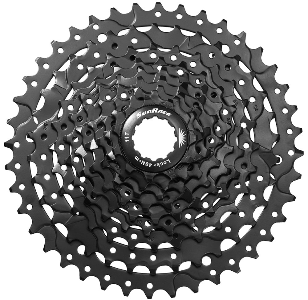 Kaseta SunRace CSM980 9P 11-40 nikelj