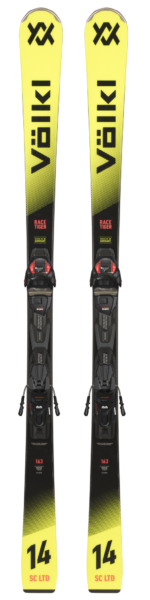 Völkl Racetiger SC Limited 2027 + Marker vMotion 11 GW rdeča